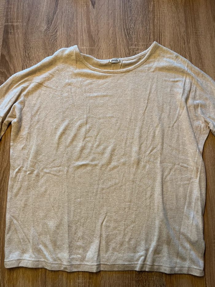 T-shirt épais beige - photo numéro 2