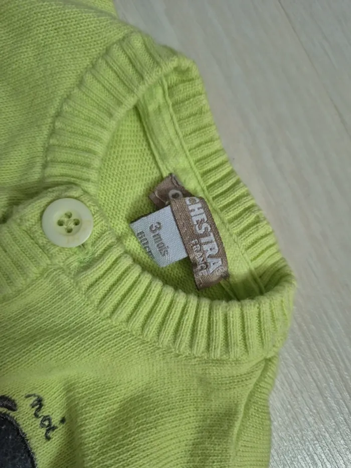 Gilet vert pomme - photo numéro 3