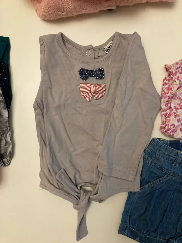Lot de vêtements fille 9M été/hiver - photo numéro 8