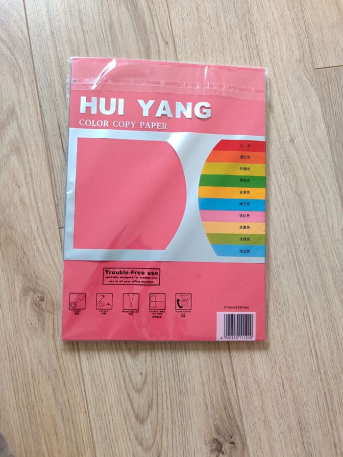 Feuilles de couleur A4