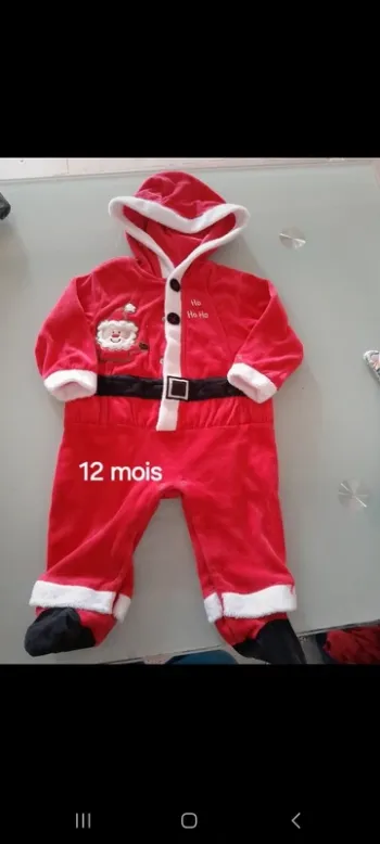 Pyjama noel mixte 1ans 74cm