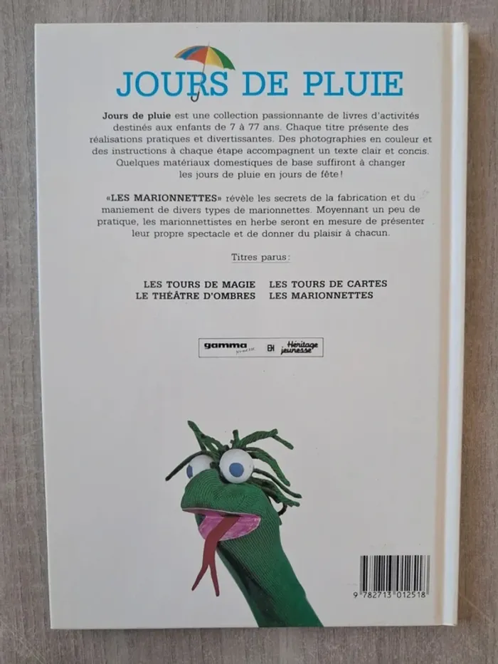 Livre d'activité manuel  les marionnettes - photo numéro 2