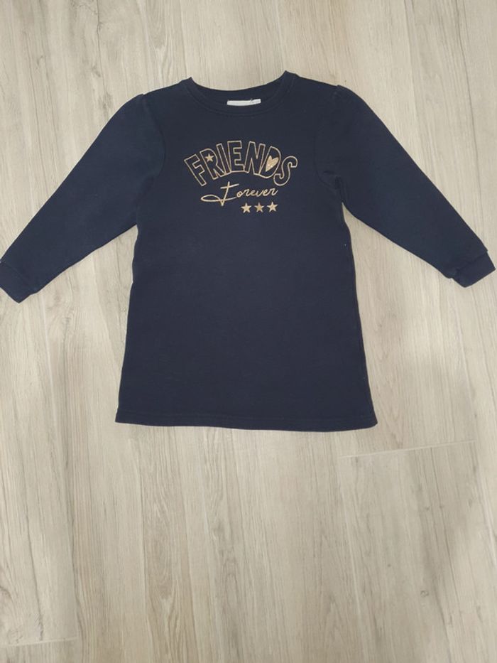 Robe pull 4ans bleu marine