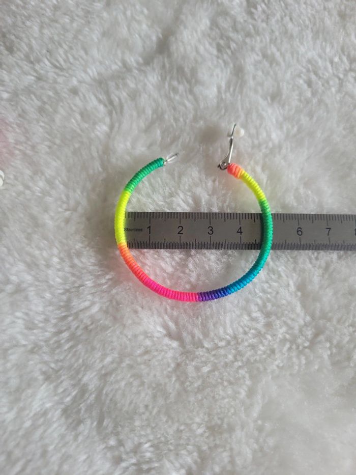 Clips d été multicolores créoles - photo numéro 7