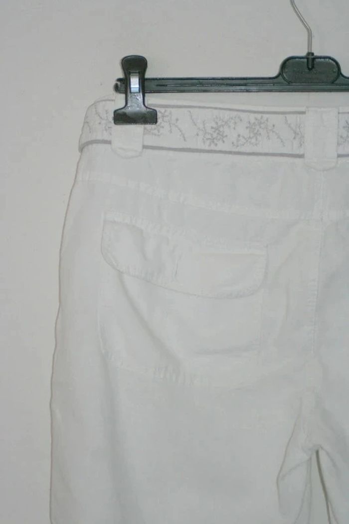 Pantacourt blanc Ici et Maintenant taille 44 - photo numéro 5