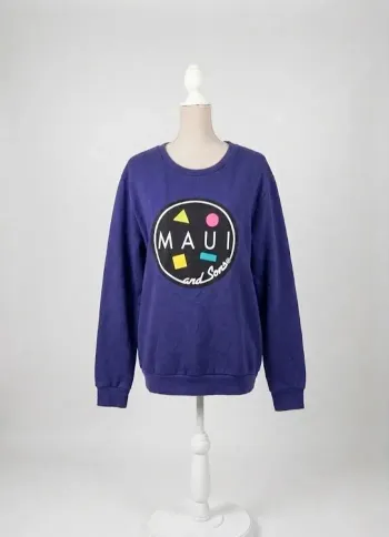 Sweat violet Maui taille XL