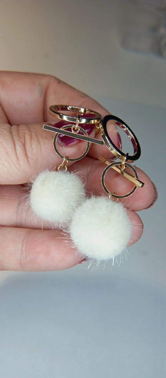 Boucles d'oreilles boule - photo numéro 2