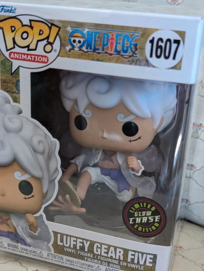 Funko Pop! Animation Luffy Gear Five Glow Chase One Piece sous Sleeve - photo numéro 2