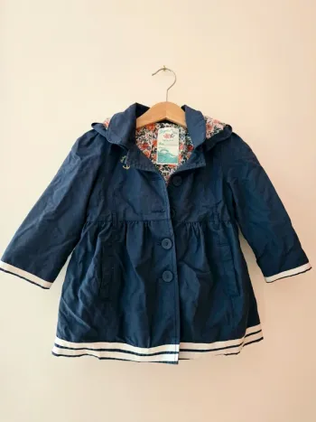 Veste trench à capuche