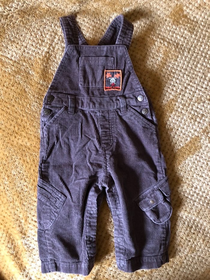 Salopette marron 12m