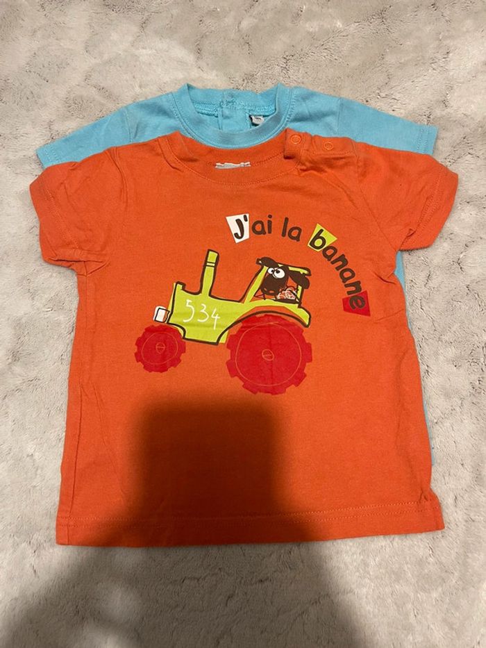 Lot de 5 t-shirts manches courtes - 18 mois - photo numéro 4