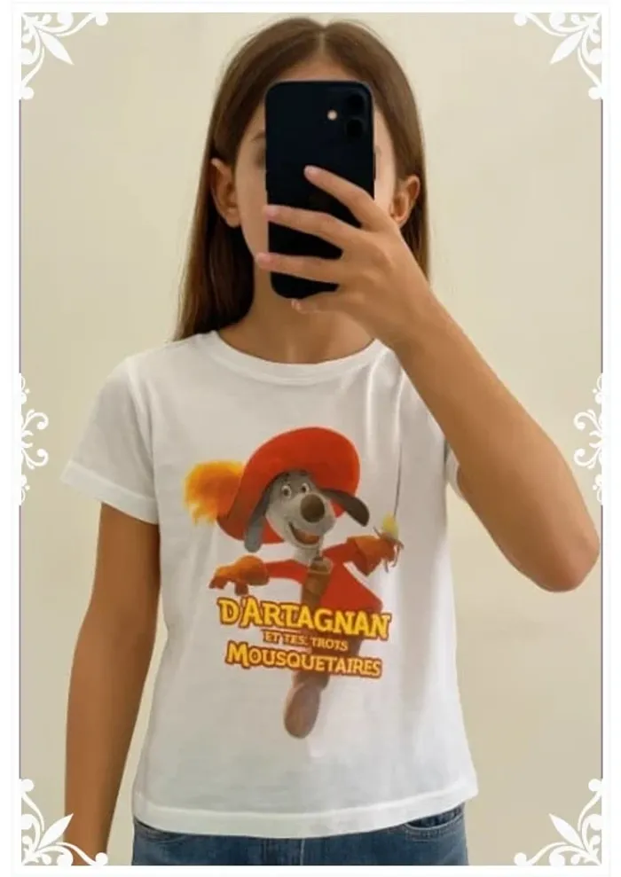 T-shirt blanc régent kids taille 6 ans enfant fille