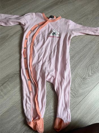 Pyjama bébé fille 1 pièce 12 mois