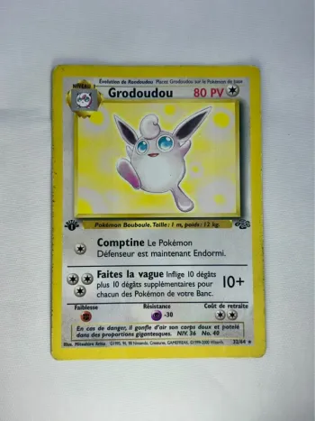 Grodoudou 32/64 – Carte Pokémon Vintage Française