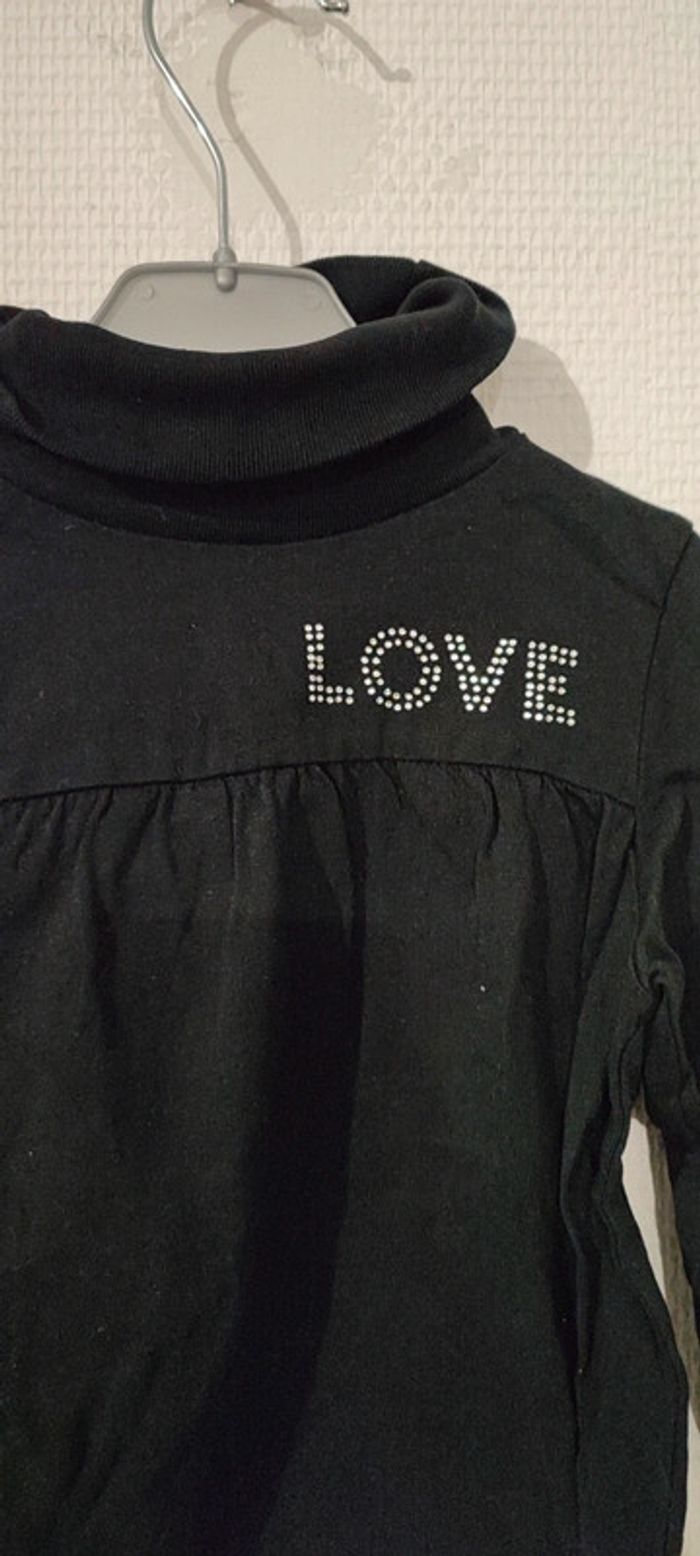 Pull col roulé fille 4 ans - photo numéro 2