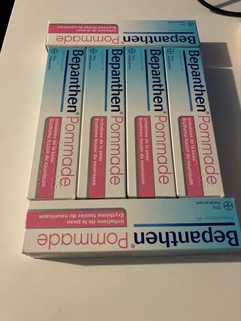 6 boites de crème bepanthene 30g