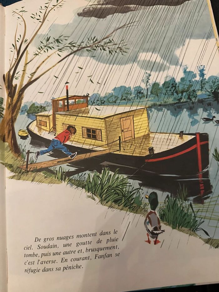 1966 Grands albums Hachette Fanfan et sa péniche livre bd ancien vintage - photo numéro 6