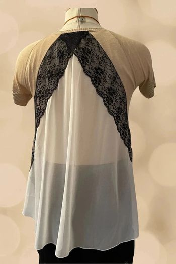 Pull léger bi-matière sublime