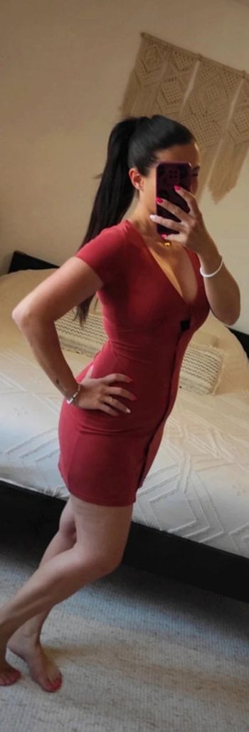 Robe moulante Undiz neuve terracotta M sexy