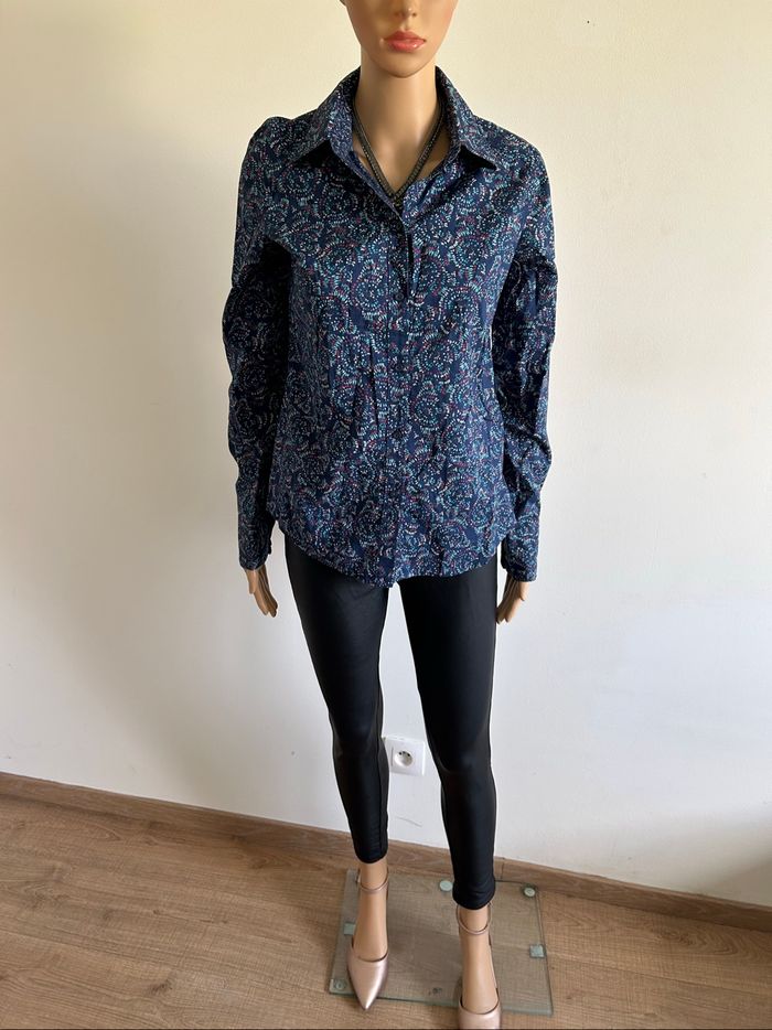 Chemise imprimée à manches longues Esprit taille française 36 TBE - photo numéro 3