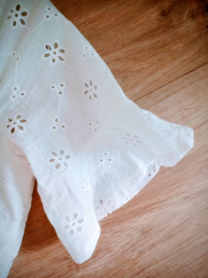 Blouse blanche coton Lefties - photo numéro 4