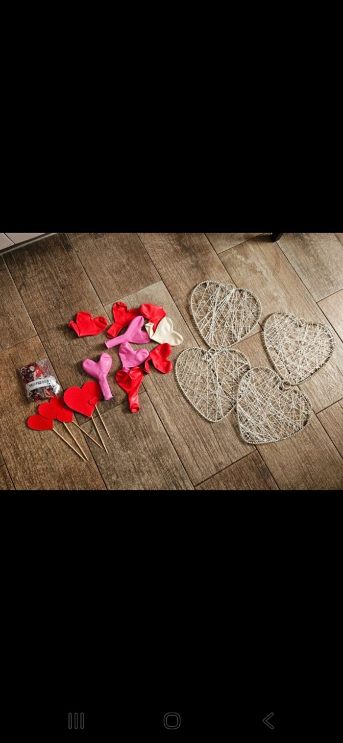 Lot déco pour St Valentin