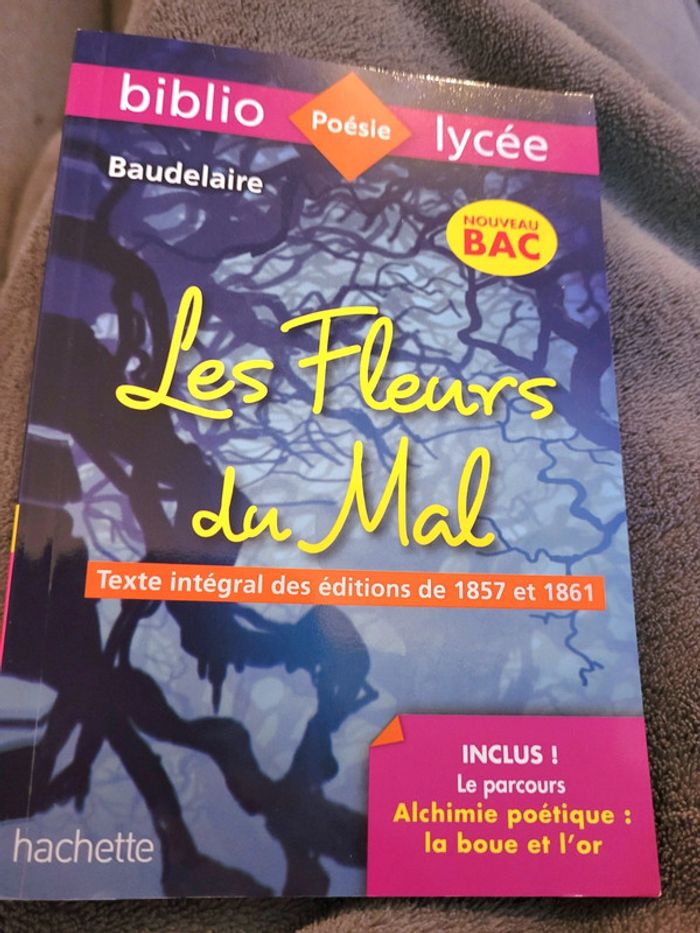 Livre "Les fleurs du mal" Baudelaire