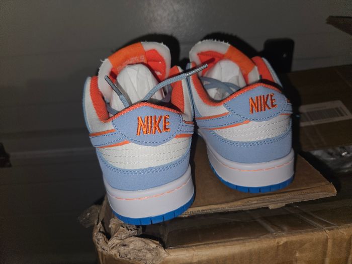 Basket chaussure taille 39 neuve bleu orange - photo numéro 3