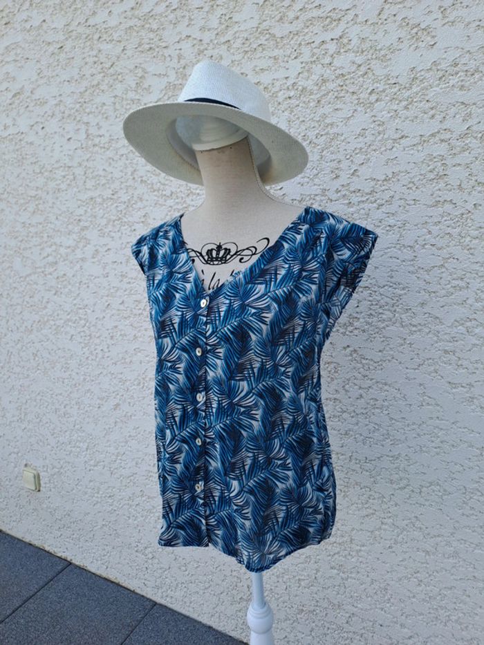 Chemiser blouse sans manche It hippie t. S - photo numéro 2