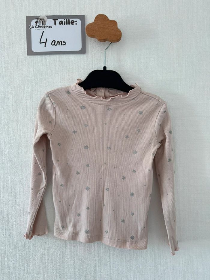 Col roulé côtelé - taille 4 ans 🌸