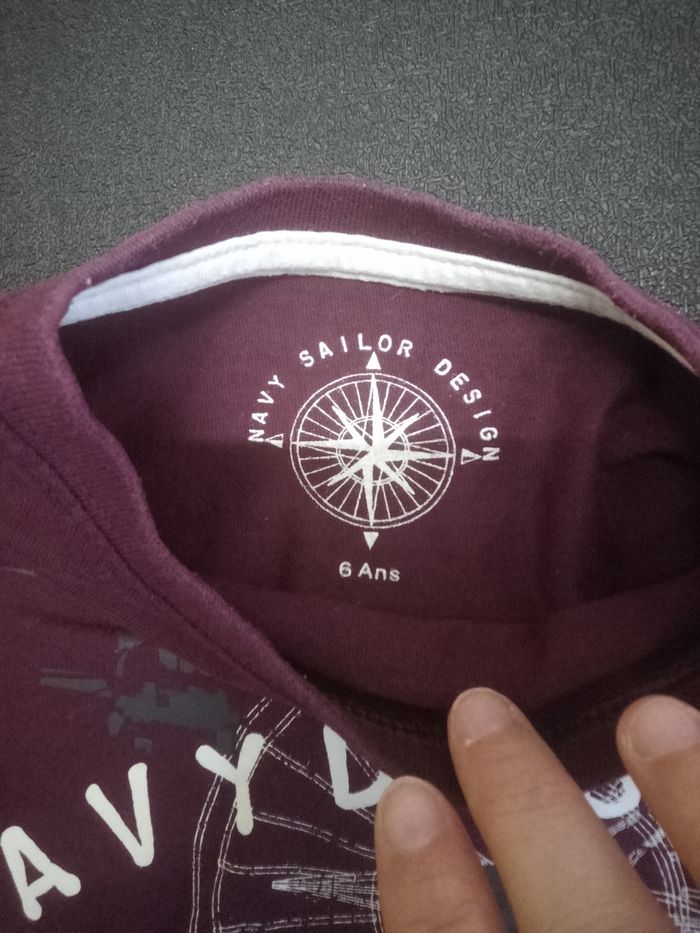 Tee shirt 6 ans Navy sailor design - photo numéro 2