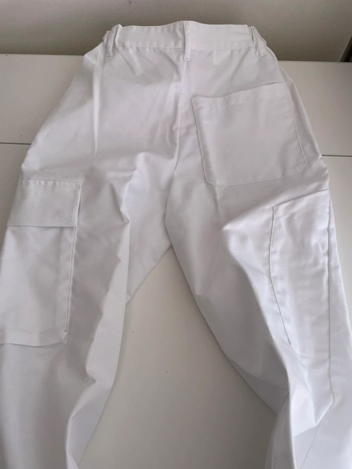 Pantalon blanc de travail taille 34 neuf - photo numéro 5