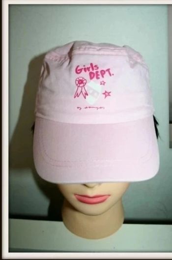Casquette rose Domyos 18/24m