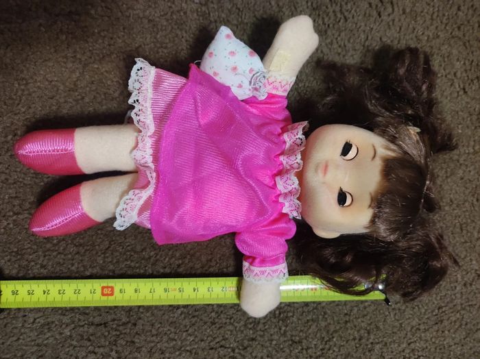 Magnifique poupée chiffon rose - photo numéro 4