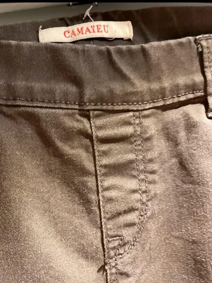 Jean marron Camaïeu taille 38 - photo numéro 3