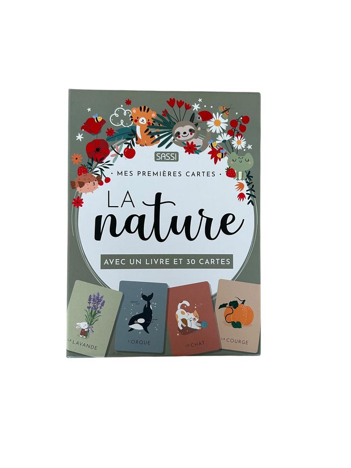 Mes premières cartes - La Nature avec un livre et 30 cartes
