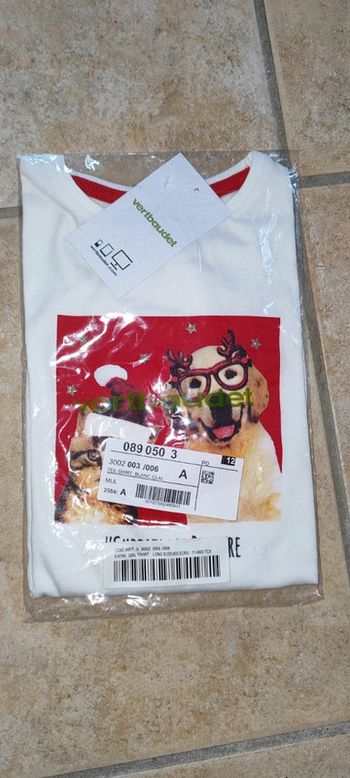 T-shirt manches longues fille neuf en 6 ans