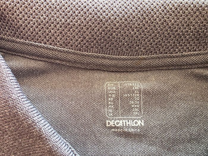 Polo manches courtes gris 2XL - photo numéro 2