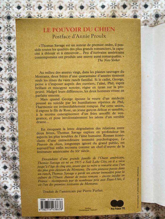 Le pouvoir du chien de Thomas Savage - photo numéro 5