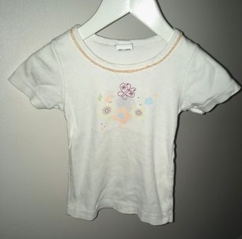 Teeshirt blanc avec motifs Absorba - 2 ans