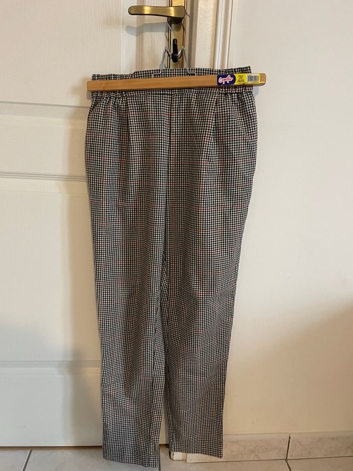 Pantalon chino à carreau - photo numéro 2