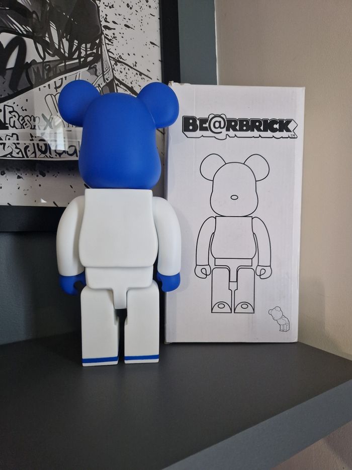 Figurine Bearbrick Nike Bleu 28cm - photo numéro 2