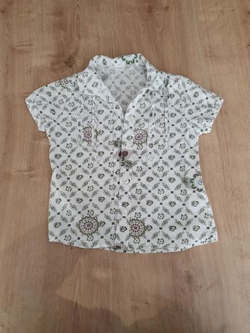 Chemisier manches courtes