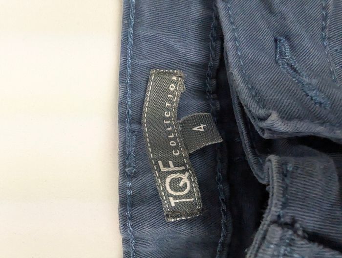 Pantalon bleu-gris TQF Collection - Style "destroy" - 4 ans - photo numéro 4