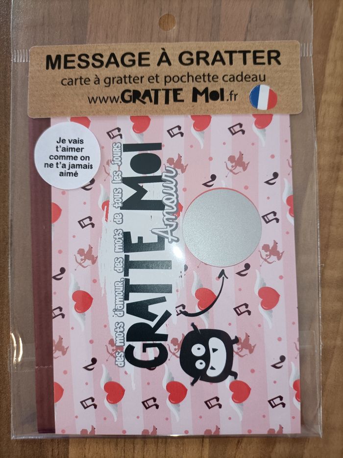 Carte à gratter pour dire je t'aime - photo numéro 2