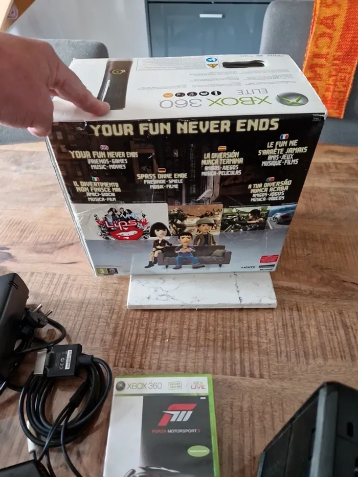 Console xbox 360 édition forza 3 en boite - photo numéro 9