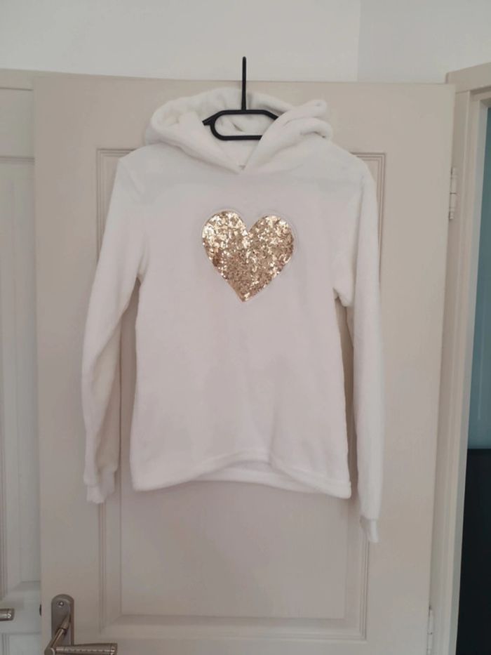 Sweat à capuche polaire 14 ans