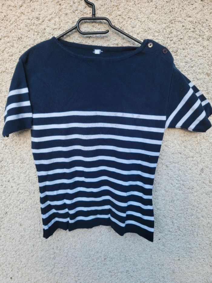 T-shirt marinière vintage old money chic