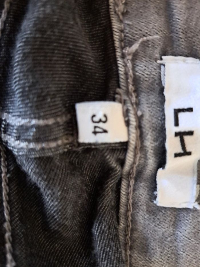 Jean skinny gris taille 34 - photo numéro 3