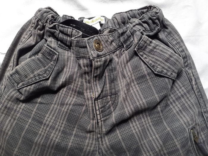 Short à carreaux gris - photo numéro 3